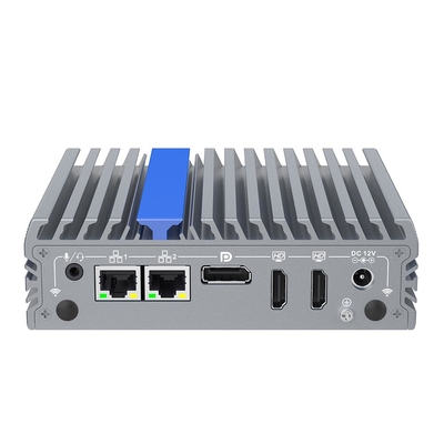 J3710 Triple Display 2 HDMI DP Dual Lan Mini Pc For Digital Signage
