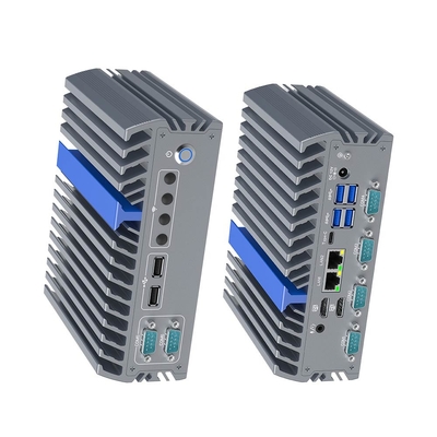 Small Industrial PC 2 Intel I226-V Industrial Fanless Mini PC For Pos System