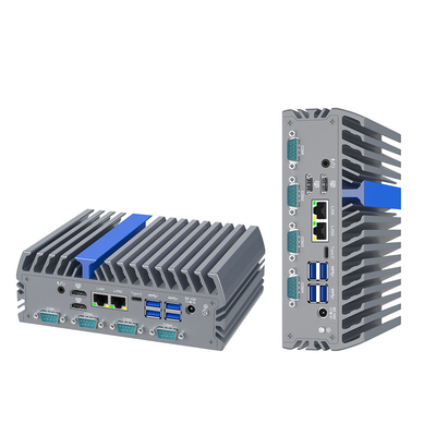 Din-Rail Mini Pc Box Computer With Ddr5 Ram M.2 Ssd Triple Display