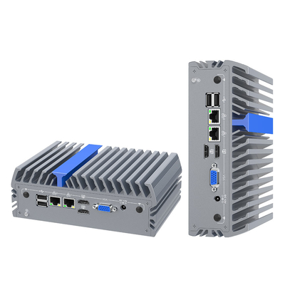 N100 Mini Computer 2 Lan 2 USB 2.0 VESA Mount Linux Mini Pc For Programming
