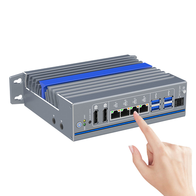 Fanless Soft Router Intel I5-1235u Ddr5 M.2 Ssd 4 Port Lan Mini Pc