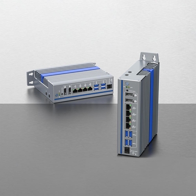 12th Gen Core i7 Electronics Industrial Computer Box with 4 lan