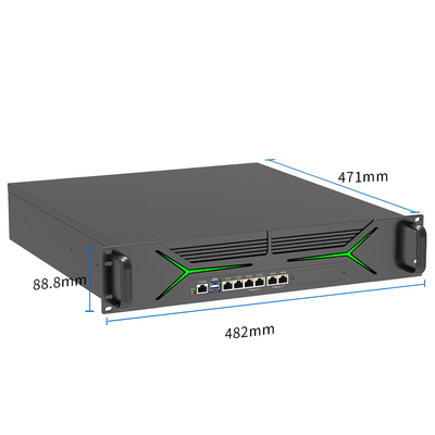 2U Rack Mount Application Server 4 Optical Port For Modernize Data Center