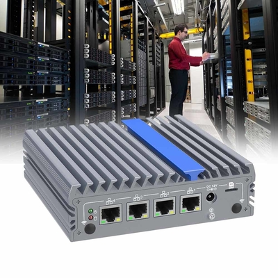 4 Lan Mini PC N100 DDR4  M.2 Fanless Box Home Router Firewall
