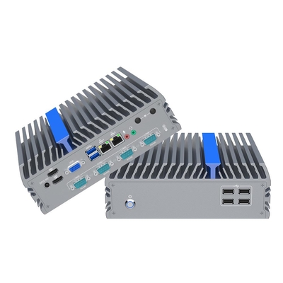 X86 Fanless Industrial Computers I7 I5 I3 2 Rs232 8 Usb Linux