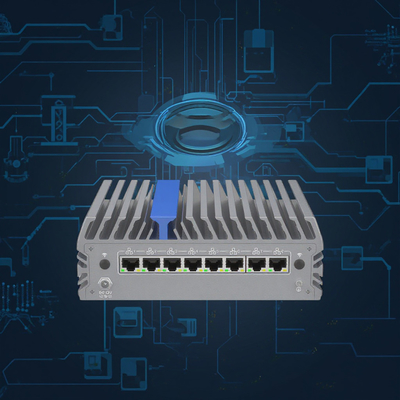 14th Gen Ultra 7 155U Firewall Mini PC Barebone PC With 4 USB3.2