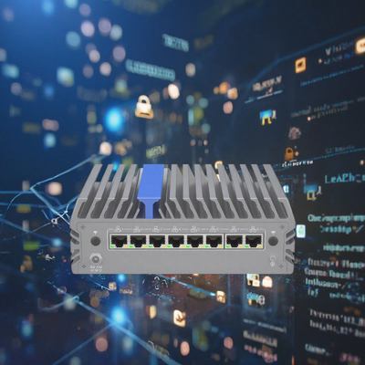 Firewall 8 Gigabit Network Ports Dual DDR4 M.2 SSD 1 RJ45 COM