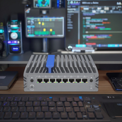 24/7H Running 8 Lan Port Firewall Appliance Network Security With Core Ultra 5 125U