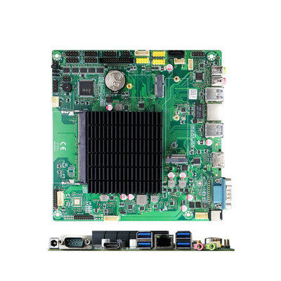 Industrial Automation Triple Display Fanless Mini Itx Motherboard with Intel UHD Graphics and 10 USB Ports