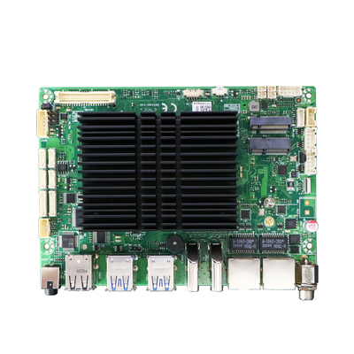 J6412 Fanless Motherboard Factory , 3.5 Inchs Motherboard PC Compatibility With 6 X RS232 COM