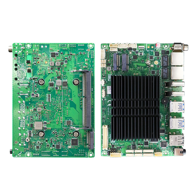 16GB DDR4 Memory x86 Mini Computer Fanless ITX Motherboard with 6 RS232 COM and 1 HD-MI Display