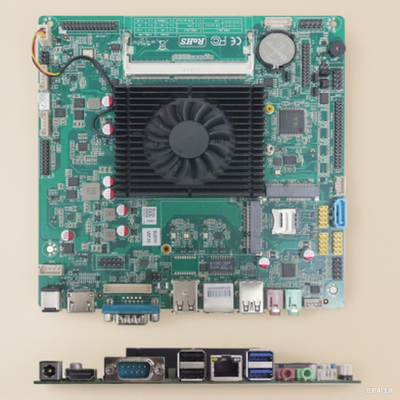 Compact Thin Mini Itx Motherboard  DDR3 MSATA Dual LAN 10 USB & 6 COM Ports